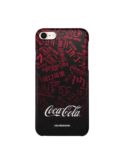 

CelfieDesign Black & Red Printed Coke iPhone 8 Slim Back Case