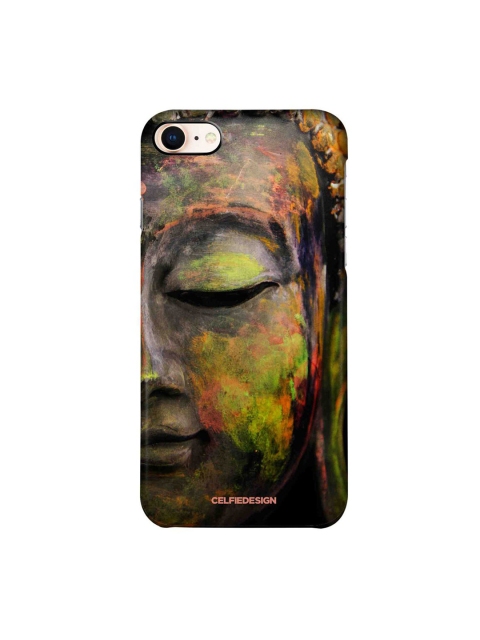 

CelfieDesign Green & Black Buddha Art iPhone 8 Slim Back Case