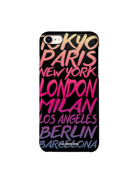 

CelfieDesign Multi-Coloured Fashion Cities iPhone 8 Slim Back Case