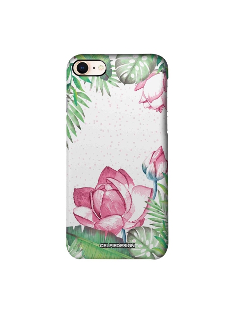 

CelfieDesign White & Pink Laotian Lotus iPhone 8 Slim Back Case