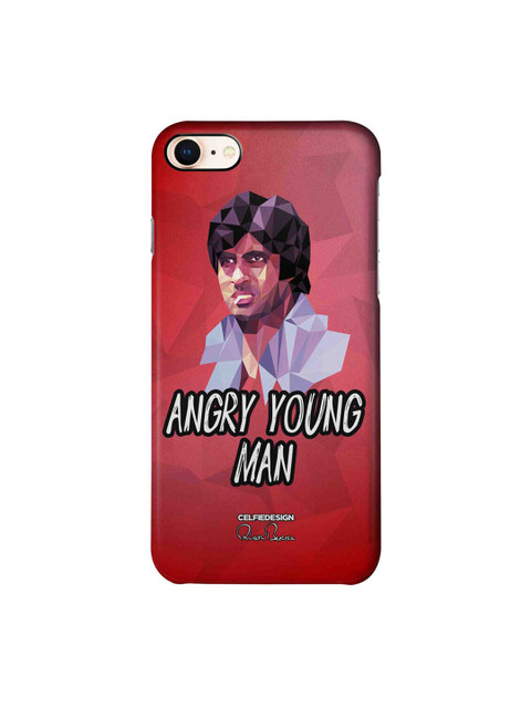 

CelfieDesign Red & White AB Angry young man iPhone 8 Slim Back Case