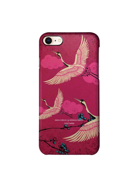 

CelfieDesign Pink & Beige Flying Flamingoes iPhone 8 Slim Back Case