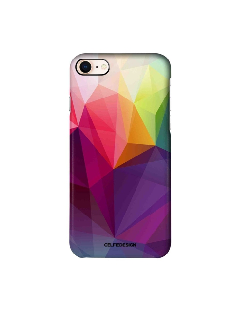 

CelfieDesign Multi-Coloured Printed Crystal Art iPhone 8 Slim Back Case