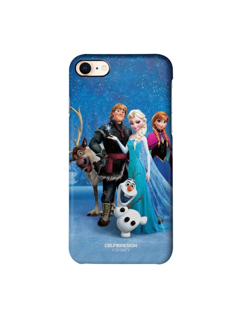 

CelfieDesign Blue Frozen Together Cartoon Characters Printed iPhone 8 Slim Back Case