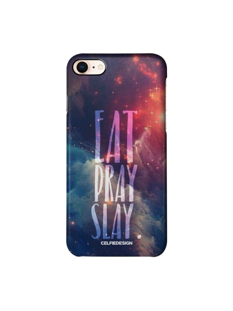 

CelfieDesign Purple & Orange Eat Pray Slay iPhone 8 Slim Back Case