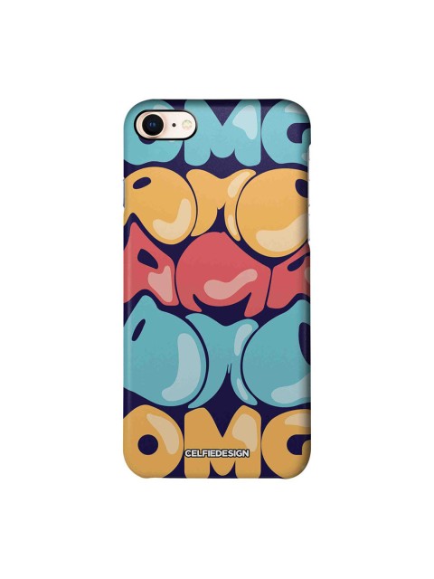 

CelfieDesign Blue & Pink OMG iPhone 8 Slim Back Case