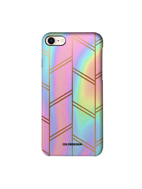 

CelfieDesign Pink & Green Rainbow Galaxy iPhone 8 Slim Back Case