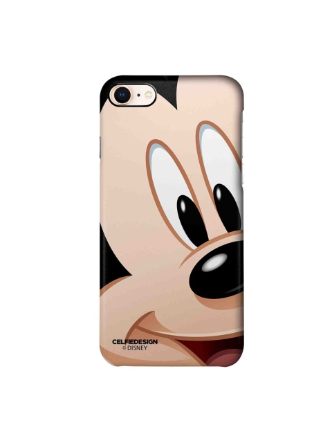 

CelfieDesign Beige & Black Zoom Up Mickey iPhone 8 Slim Back Case