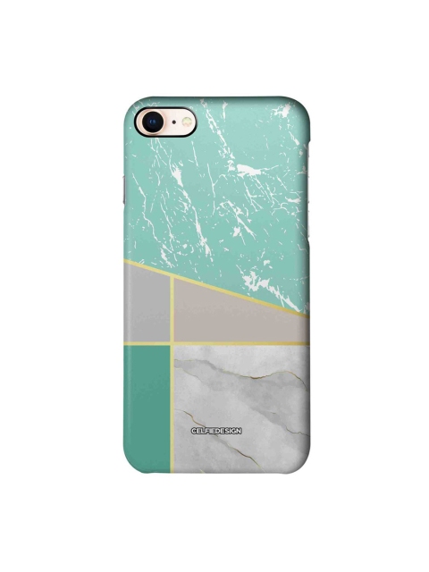 

CelfieDesign Green & White Marble Green Sheen iPhone 8 Slim Back Case