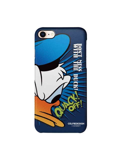 

CelfieDesign Blue & White Quack Off iPhone 8 Slim Back Case