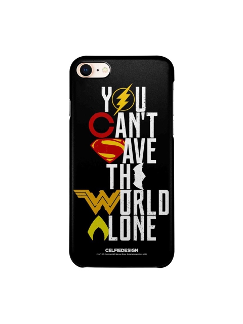 

CelfieDesign Black & Yellow Justice League Motto iPhone 8 Slim Back Case