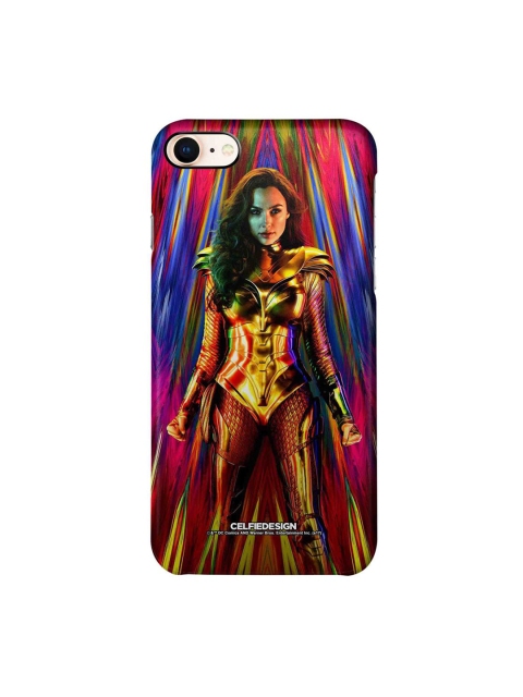 

CelfieDesign Gold-Toned & Magenta Pink Vigorous Wonder Woman iPhone 8 Slim Back Case