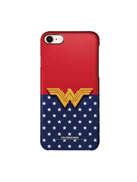 

CelfieDesign Red & Blue Classic Wonder Woman Logo iPhone 8 Back Case