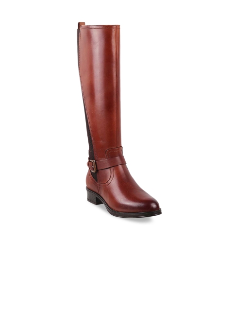 

Metro Tan Block Heeled Boots