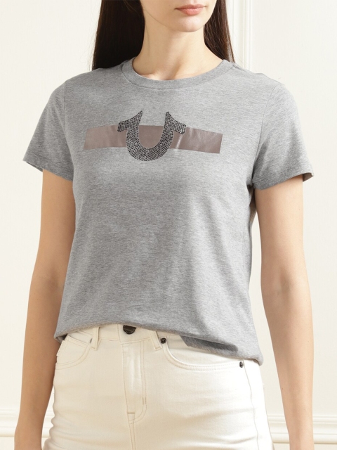 

True Religion Grey Print Top