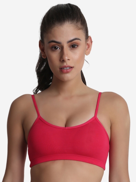 

XOXO Design Pink Non Wired Non Padded Full Coverage Beginners Bra