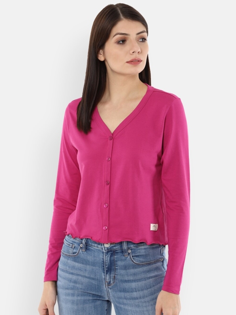 

Van Heusen Woman Pink Shirt Style Top