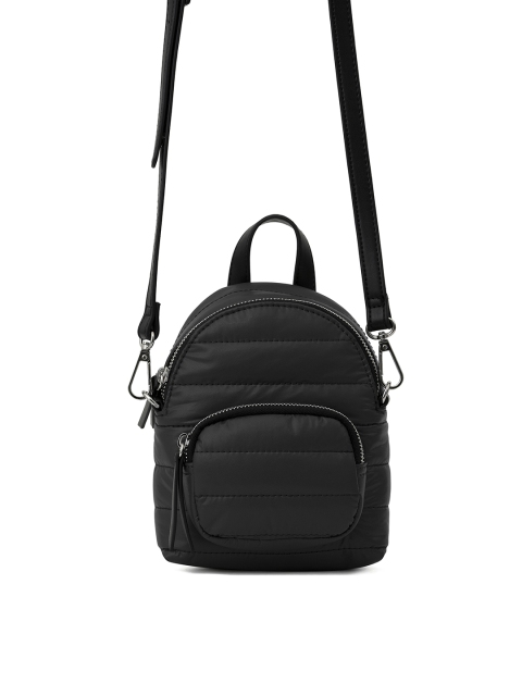

MIRAGGIO Black Structured Quilted Sling Bag