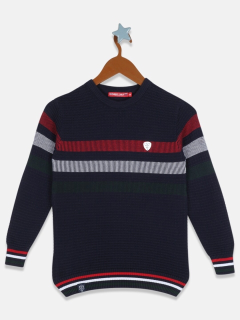 

Monte Carlo Boys Navy Blue & Red Striped Pullover