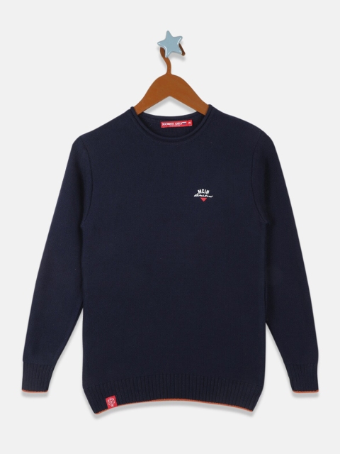 

Monte Carlo Boys Navy Blue Solid Pullover