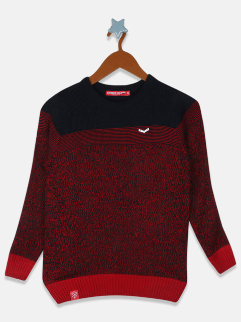 

Monte Carlo Boys Maroon & Black Pullover