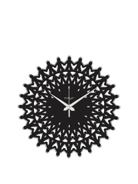 

RANDOM Black Dial Web World Series 30.48 cm Analogue Wall Clock
