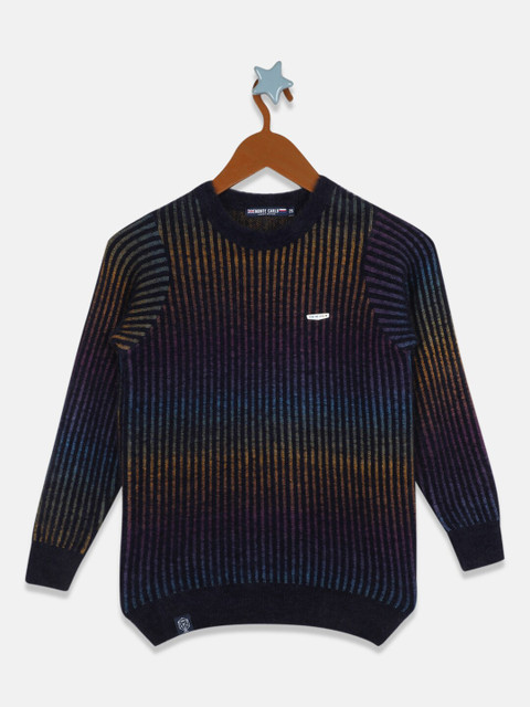 

Monte Carlo Boys Black & Blue Striped Pullover