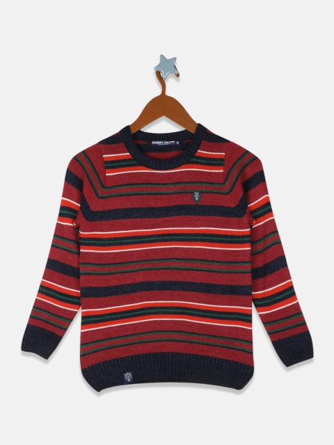 

Monte Carlo Boys Red & Black Striped Pullover