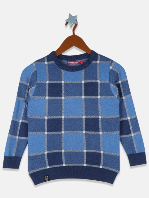 

Monte Carlo Boys Blue & White Checked Pullover