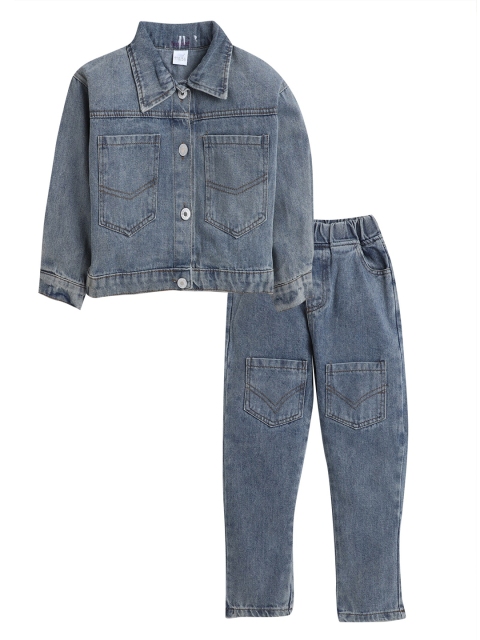 

Hopscotch Girls Blue Shirt with Jeans