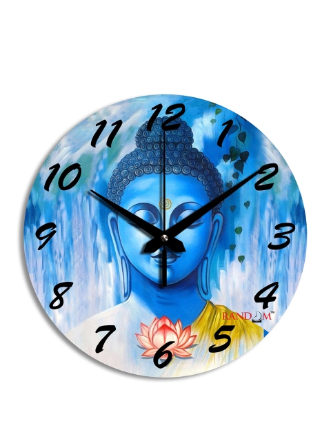 

RANDOM Blue Dial Buddhadeva 29.21 cm Analogue Wall Clock