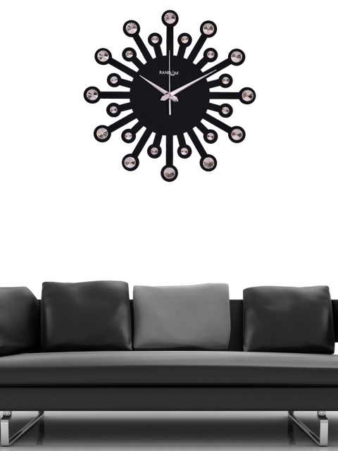 

RANDOM Black Dial Jewel 38.1 cm Analogue Wall Clock