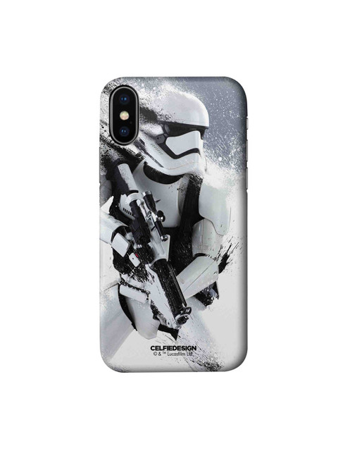 

CelfieDesign Black & Grey Stormtrooper Printed iPhone X Slim Back Case