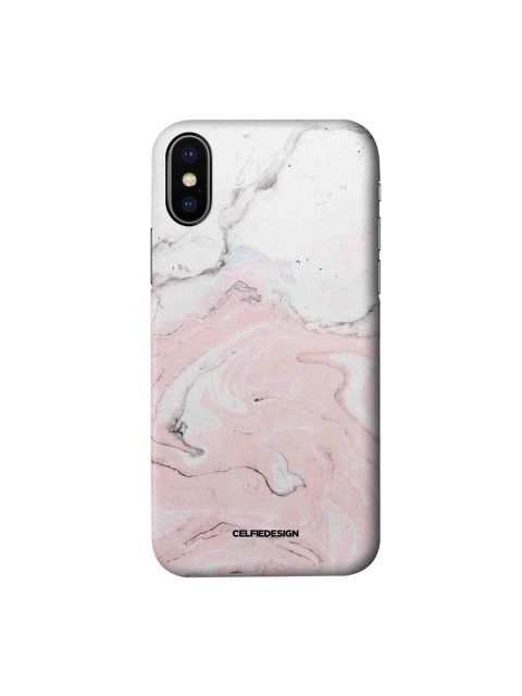 

CelfieDesign Pink & White Marble Rosa Verona iPhone X Slim Back Case