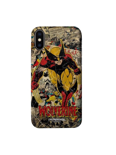 

CelfieDesign Multi-Coloured Printed Comic Wolverine iPhone X Slim Back Case