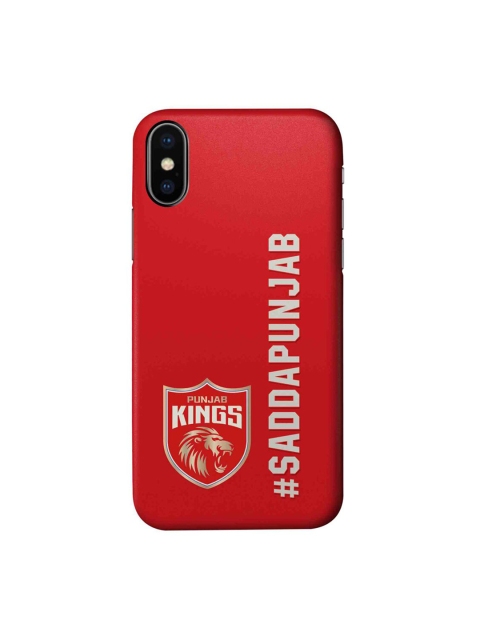 

CelfieDesign Red & Grey iPhone X Slim Back Case