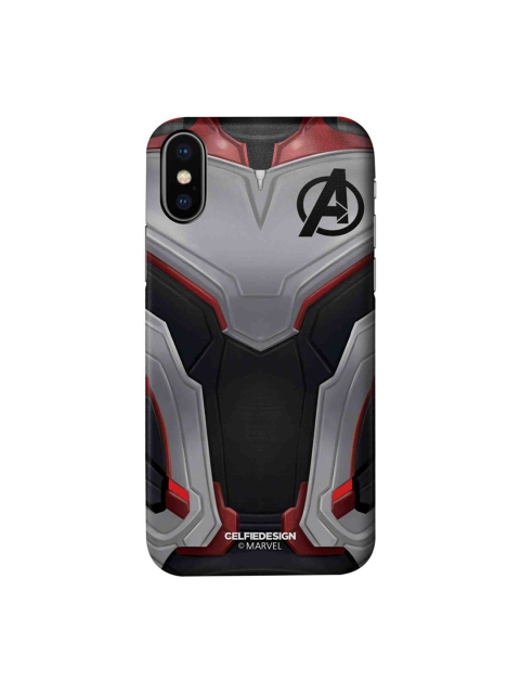 

CelfieDesign Black & Grey Avengers Endgame Suit iPhone X Slim Back Case