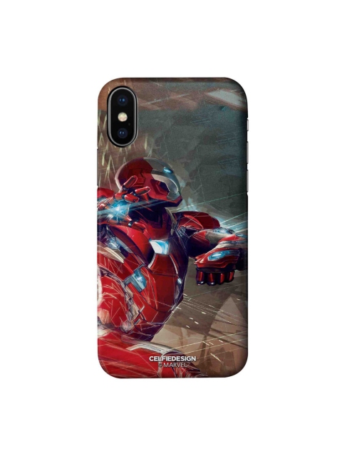 

CelfieDesign Red Ironman Printed iPhone X Slim Back Case