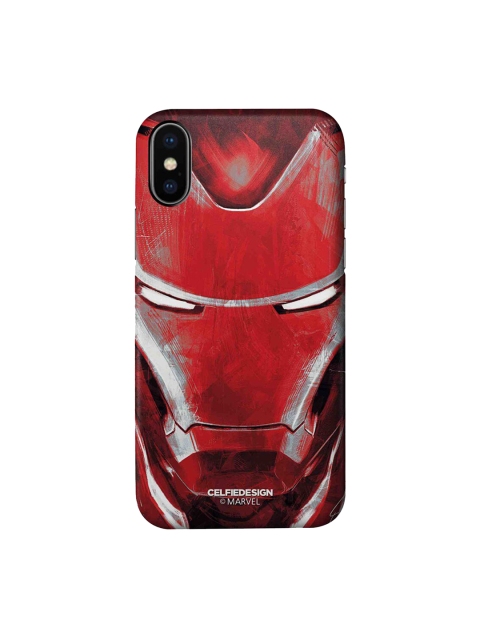 

CelfieDesign Multicolored Charcoal Art Iron man iPhone X Slim Back Case, Multi
