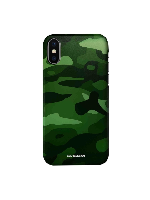 

CelfieDesign Green Camo Hunter iPhone X Slim Back Case