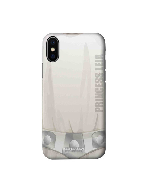 

CelfieDesign Grey & Peach Attire Leia iPhone X Back Case