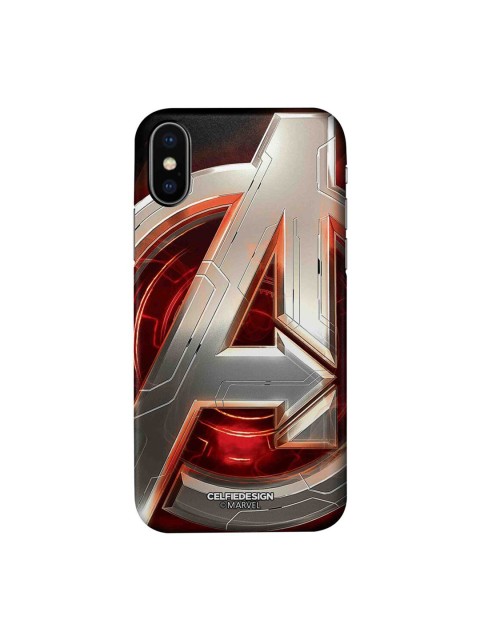 

CelfieDesign Grey & Orange Avengers Version 2 iPhone X Slim Back Case