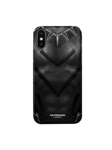 

CelfieDesign Black & White Suit Up Panther iPhone X Slim Back Case