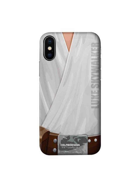 

CelfieDesign Grey & Black Attire Luke iPhone X Slim Back Case