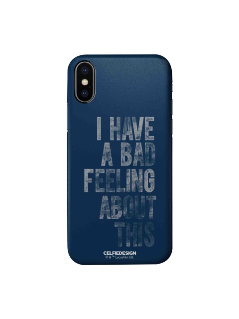 

CelfieDesign Multicolored Bad Feeling iPhone X Slim Back Case, Multi