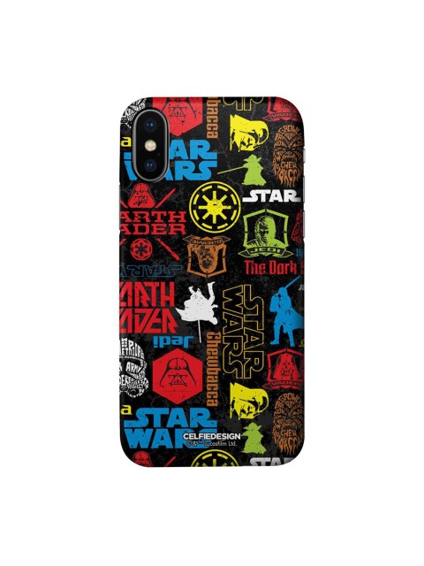 

CelfieDesign Black & Red Star Wars Mashup iPhone X Slim Back Case
