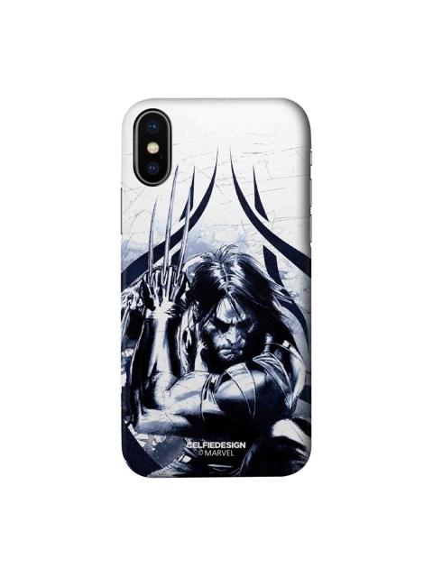 

CelfieDesign White & Black Lethal Logan iPhone X Slim Back Case