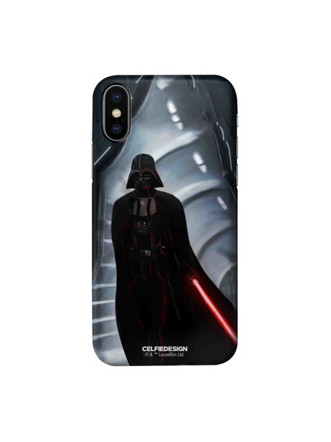 

CelfieDesign Black & Grey iPhone X Slim Back Case
