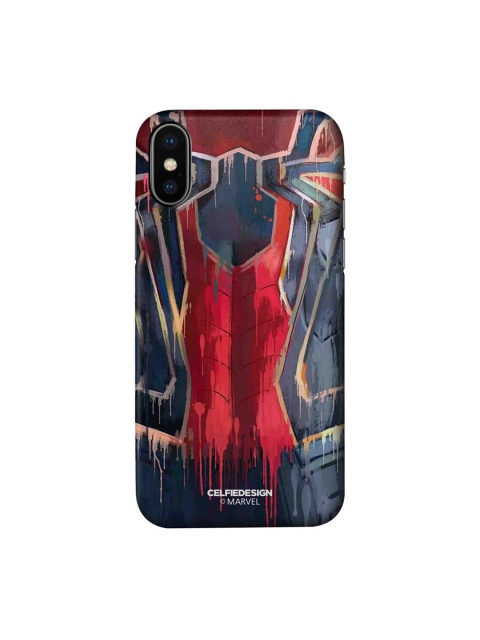 

CelfieDesign Red & Blue Spiderman iPhone X Slim Back Case