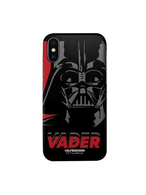 

CelfieDesign Black & Red Darth Vader Printed iPhone X Slim Back Case
